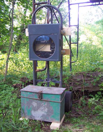 Remote video equipment at gnatcatcher nest